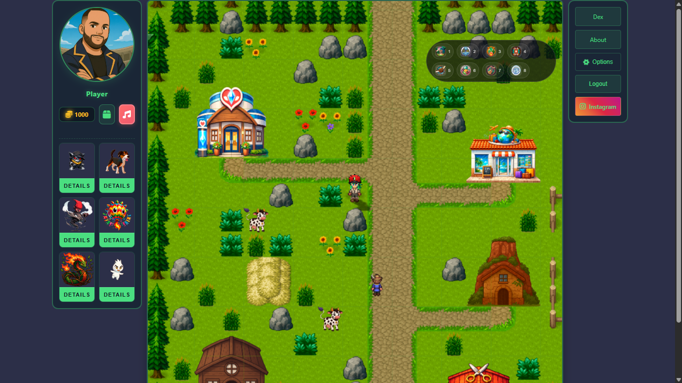 Screenshot 2 for Mythimon - Monster Tamer Game