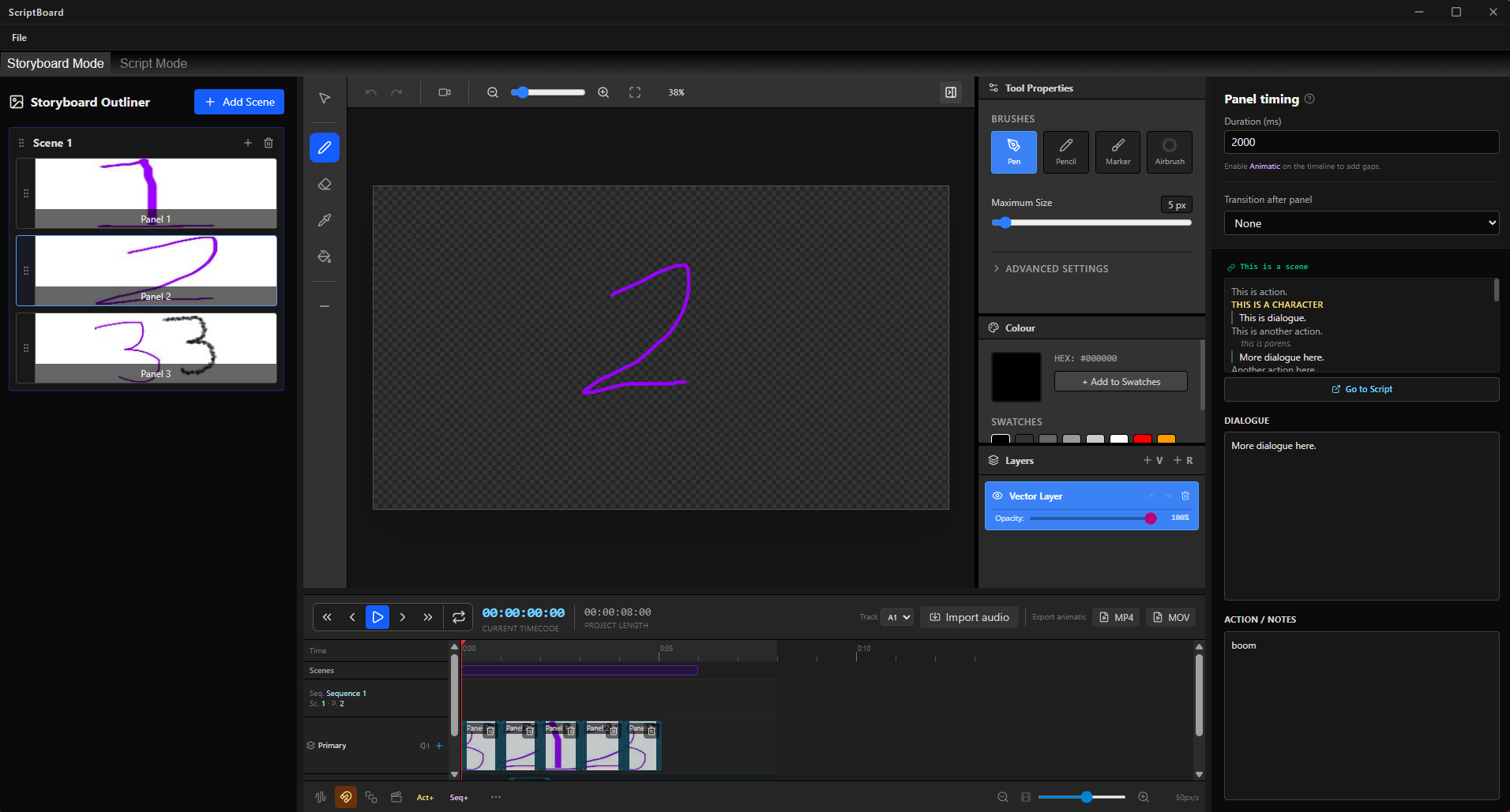 Screenshot 2 for Scriptboard