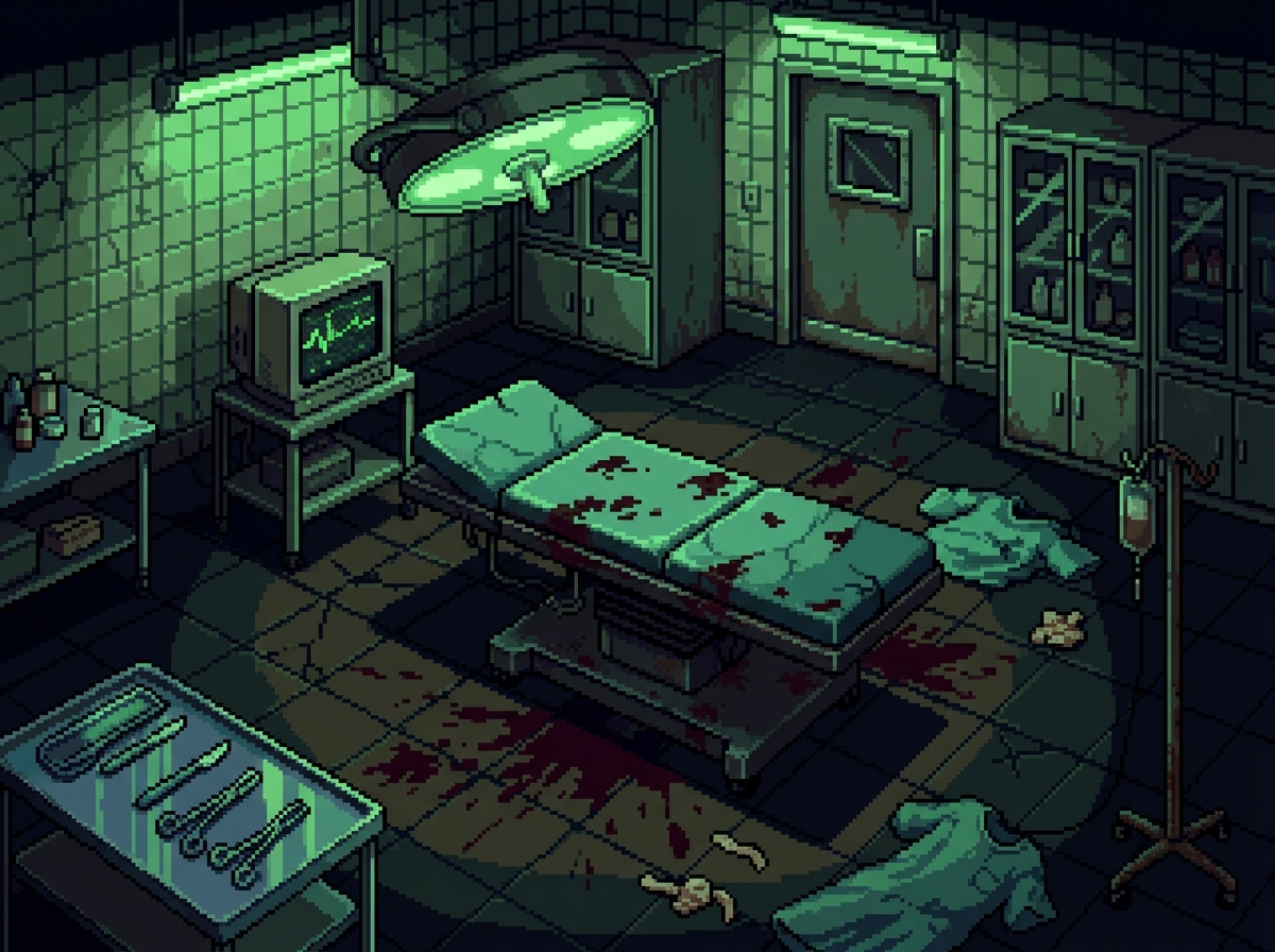 Pixel Horror Background Pack – 500+ Environments (Backrooms, Hospital ...