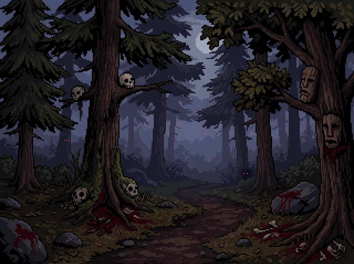 Pixel Horror Background Pack – 500+ Environments (Backrooms, Hospital ...