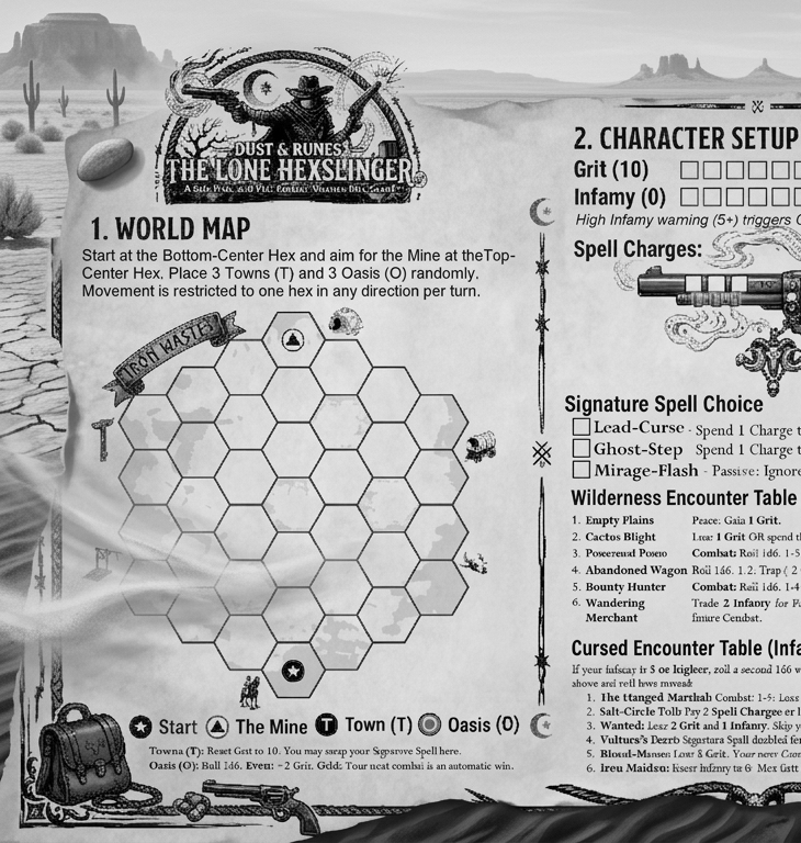 Screenshot 2 for DUST & RUNES: The Lone Hexlinger