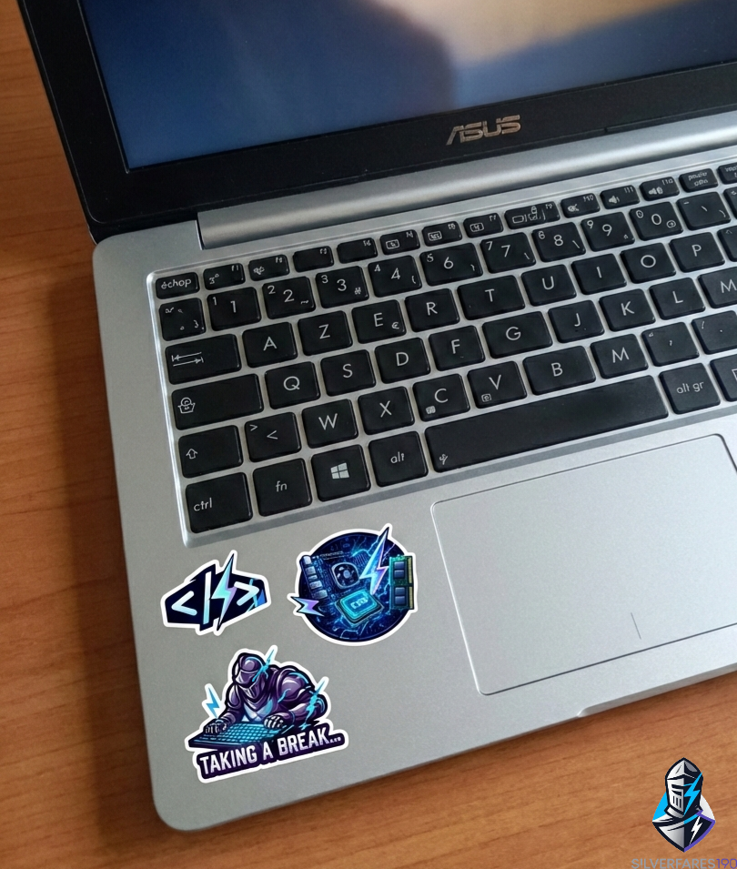 Cyber Neon PNG Stickers Collection by Silverfares_190