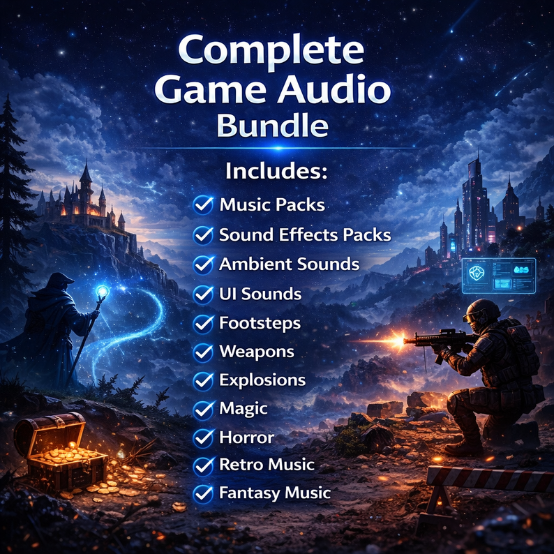 Complete Game Audio Bundle by PixelLoops Studio