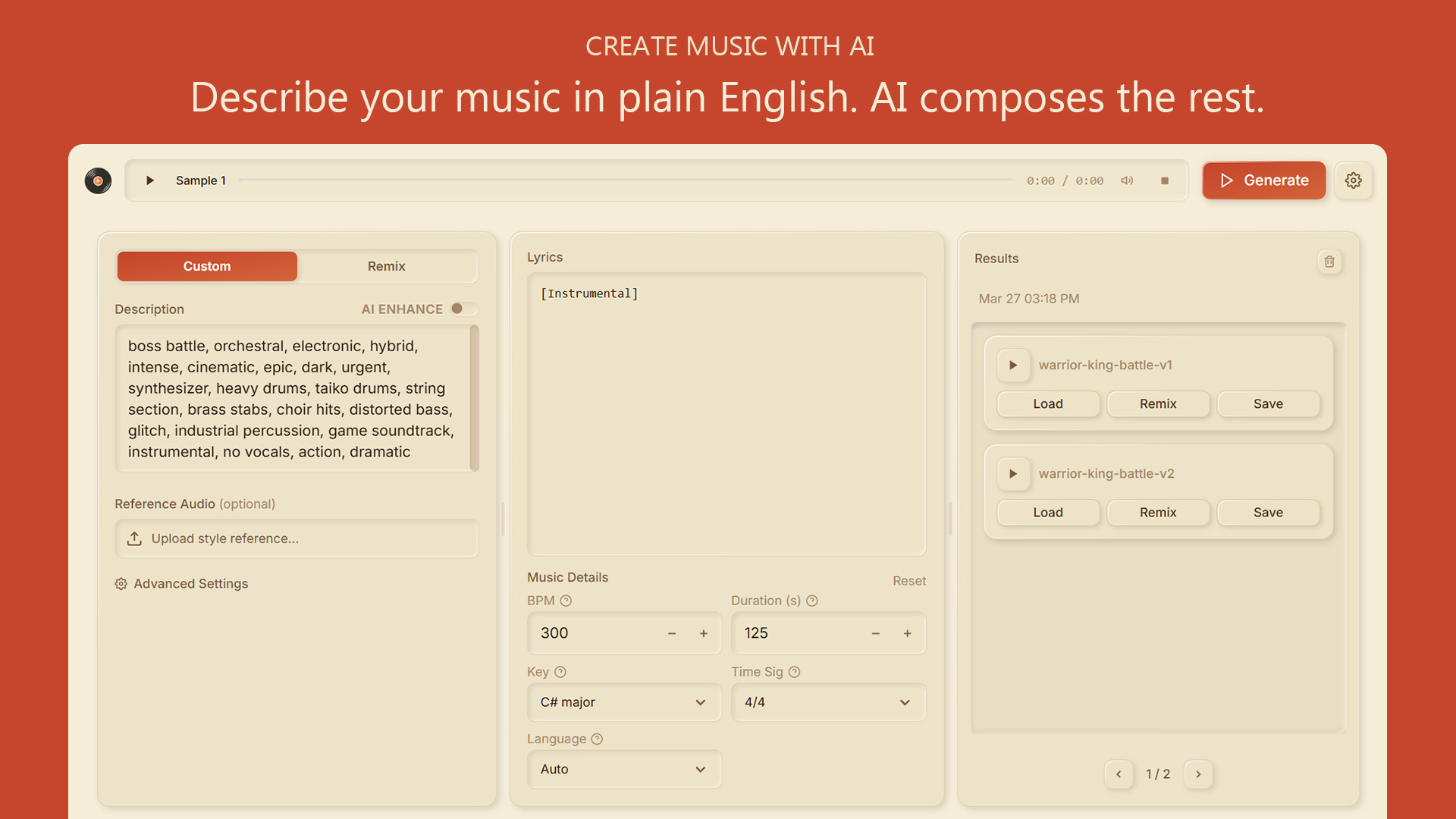 Screenshot 2 for Song Creator Pro