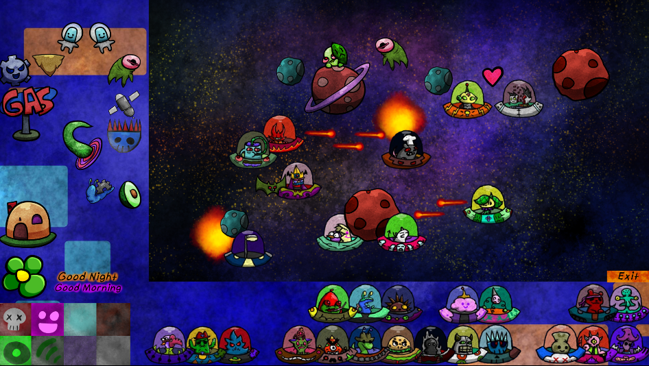 Screenshot 2 for Funny UFOs Scene Creator