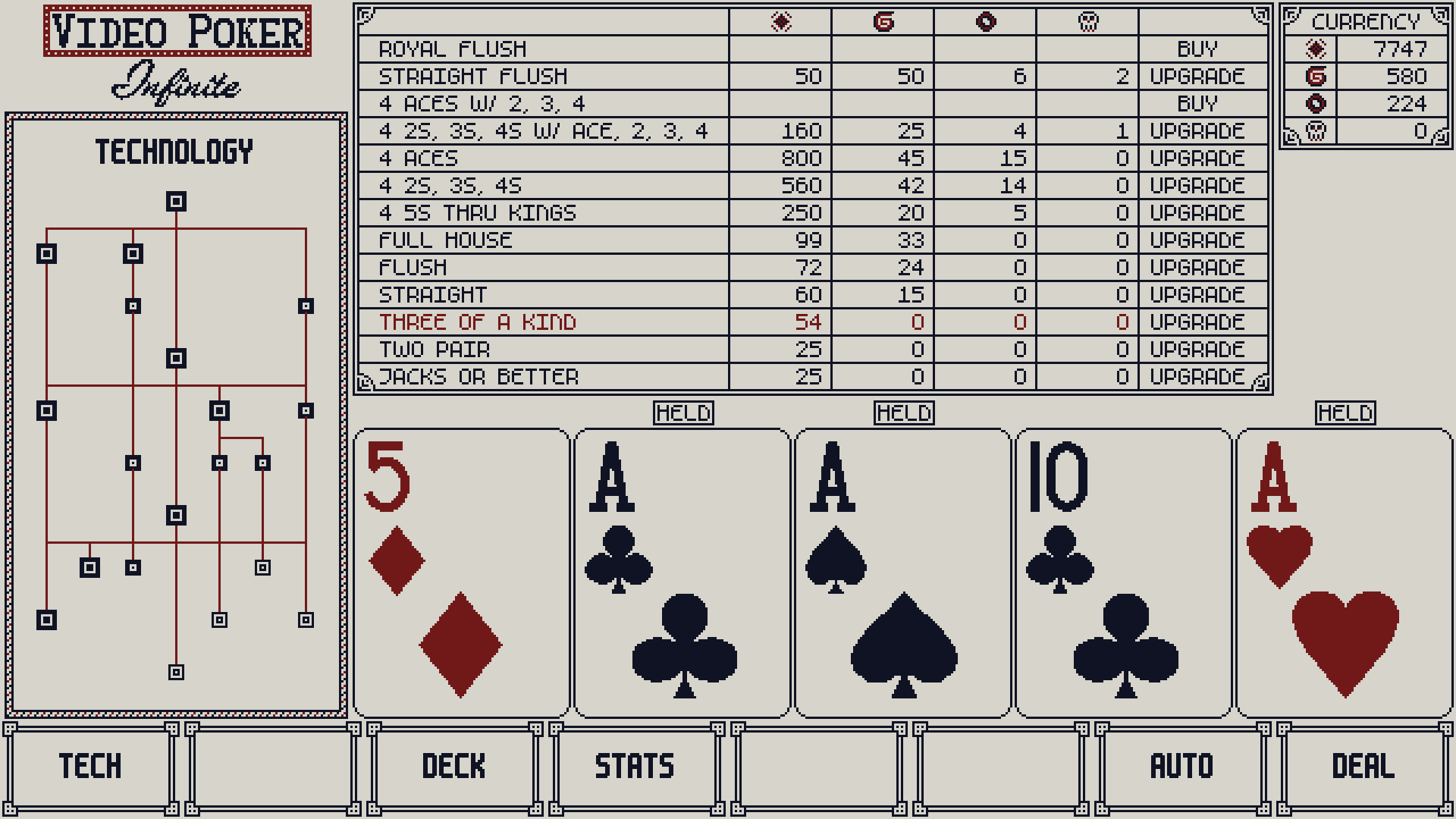 Screenshot 2 for Video Poker Infinite Demo