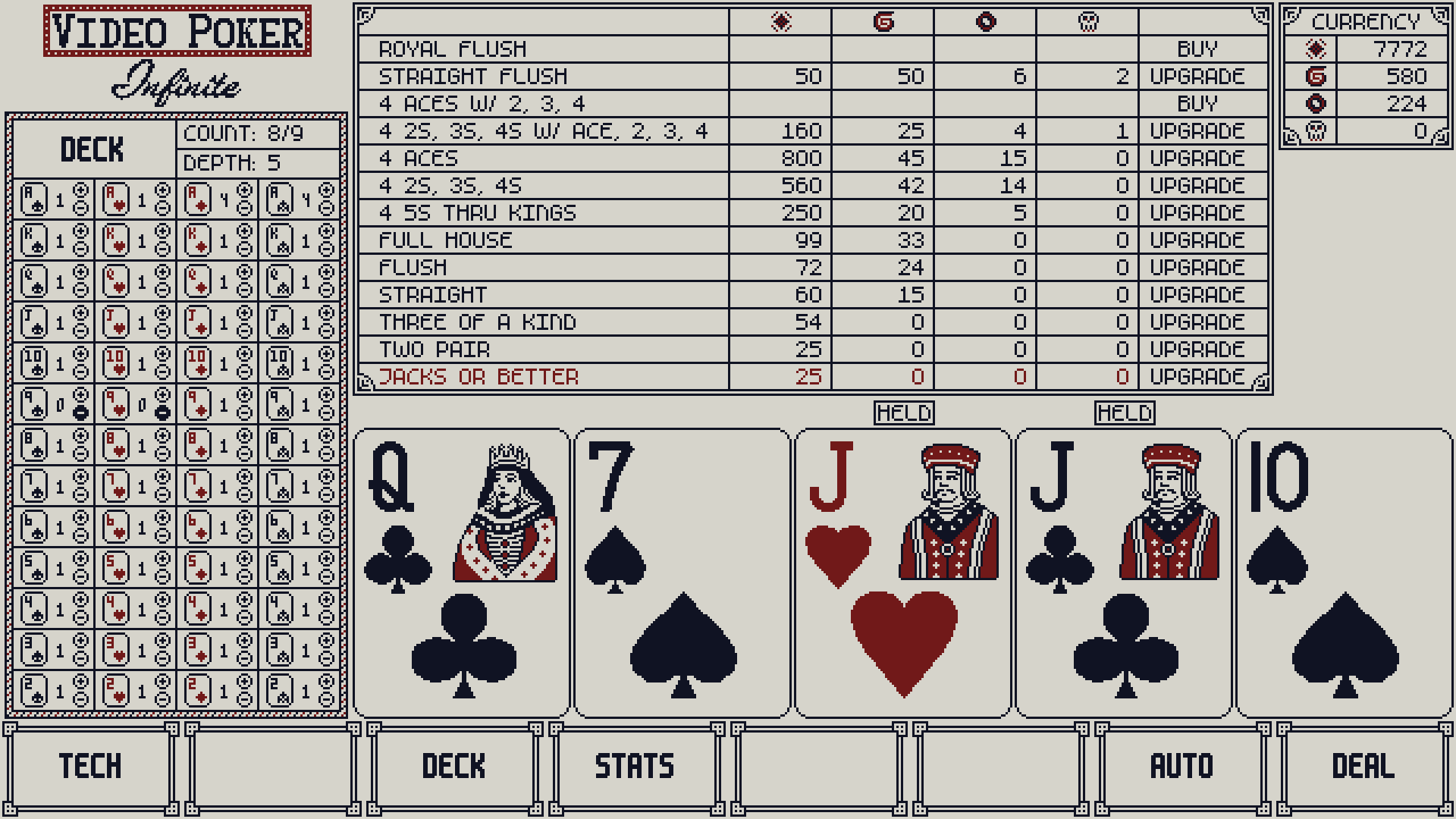 Screenshot 5 for Video Poker Infinite Demo
