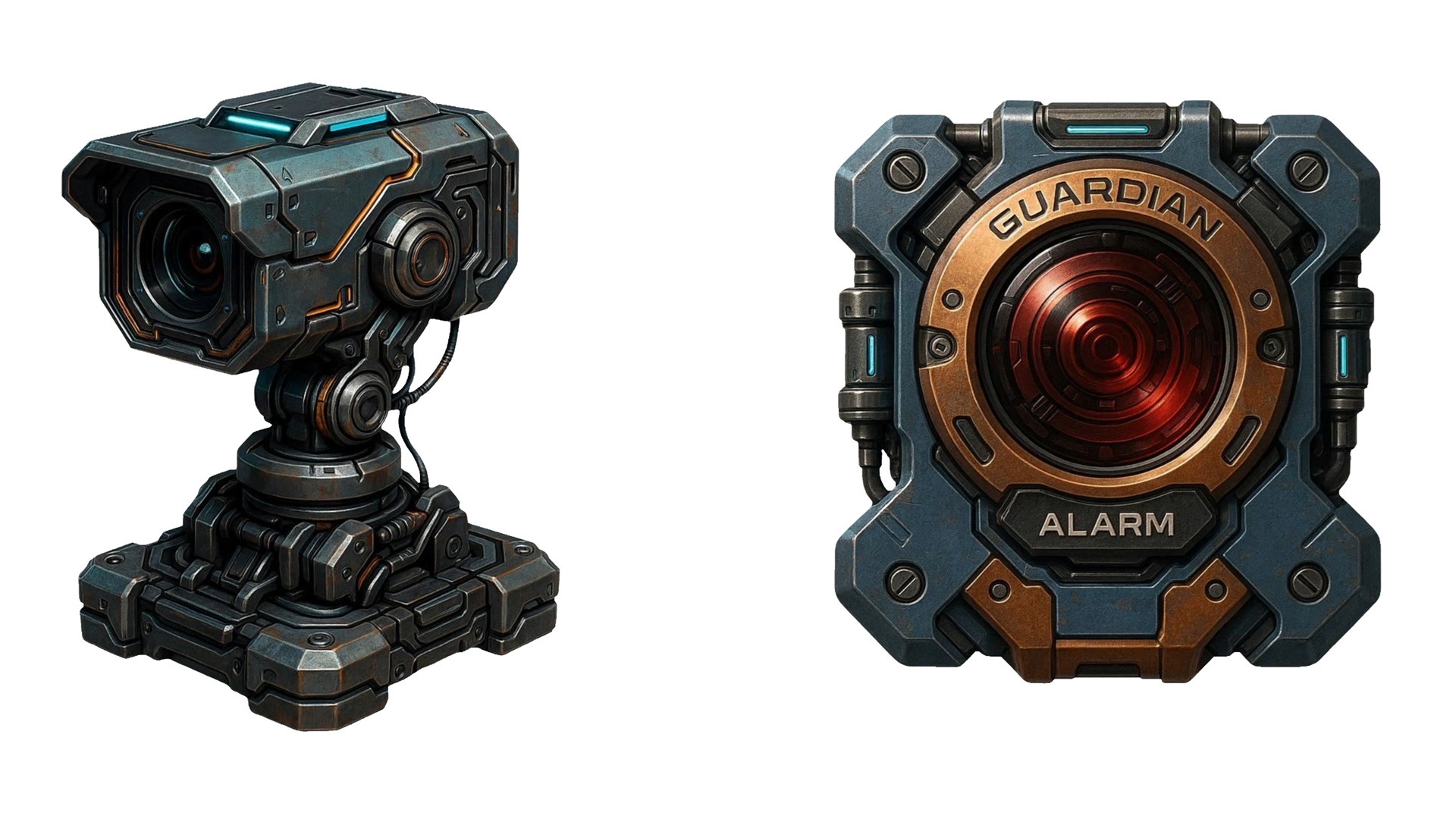 Security Sprites Cyberpunk Tactical: Security & Surveillance — 40 High-Detail Icons by ...