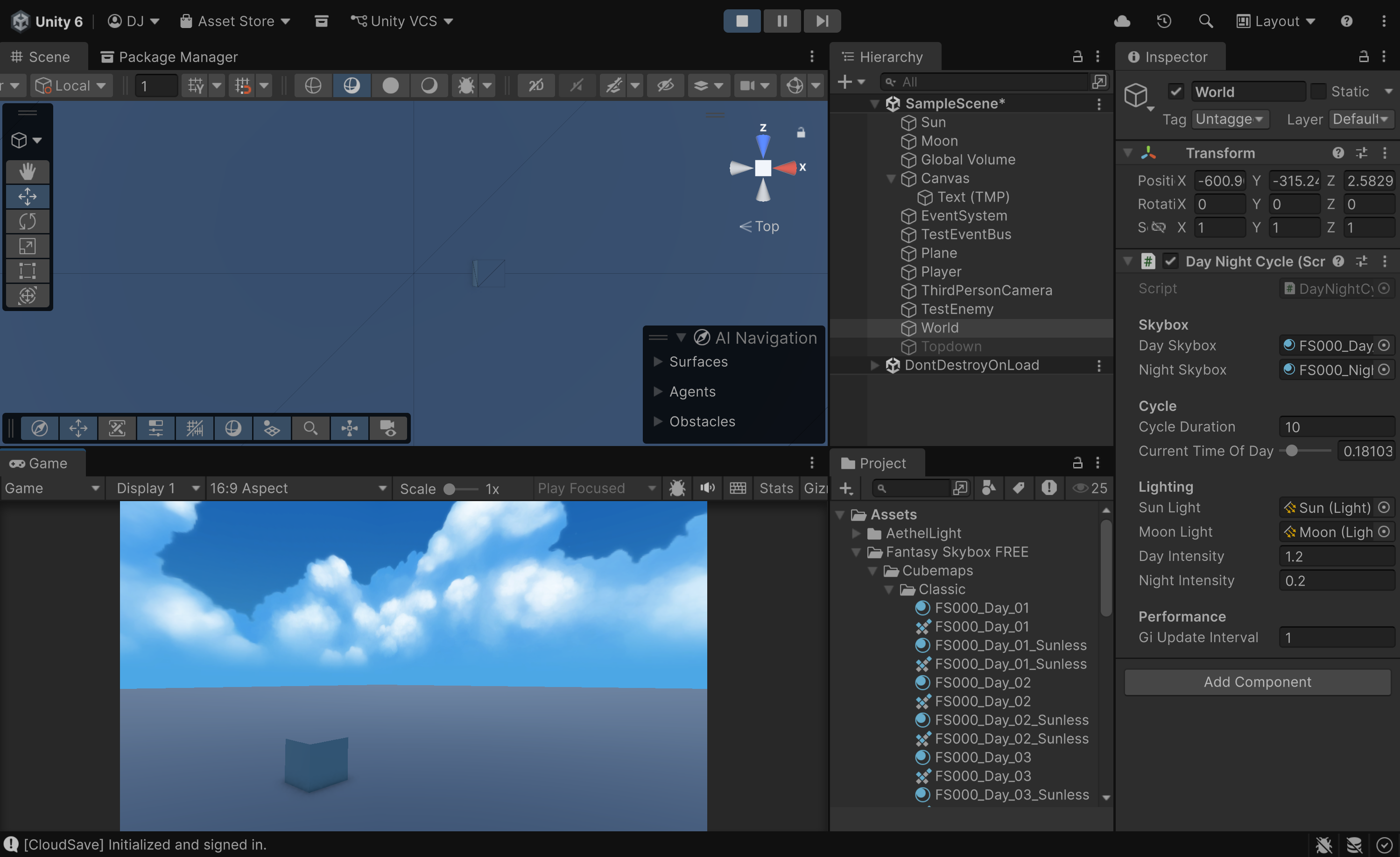 Aethel's Light — Unity Game Systems Library by Diamond Jamez