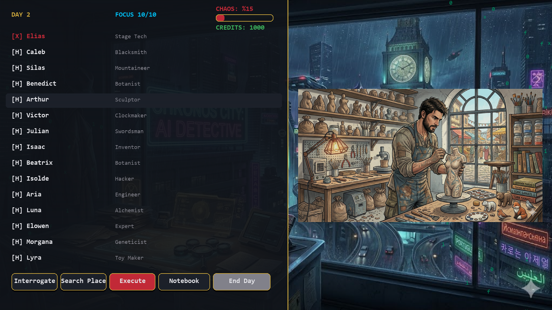 Screenshot 3 for ChoronosCityAİDetective