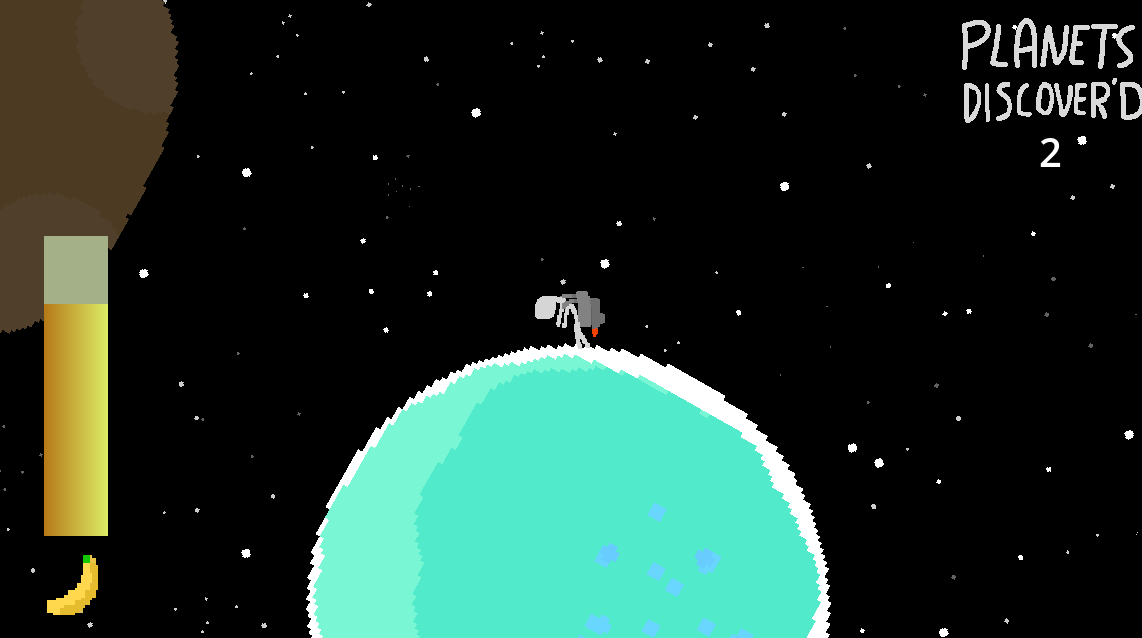 Screenshot 2 for Dead guy on a jetpack in space and the jetpack is powered by bananas