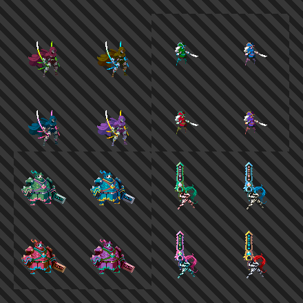 Battle Heroes - 40 RPG Character Asset Pack by a_klingon