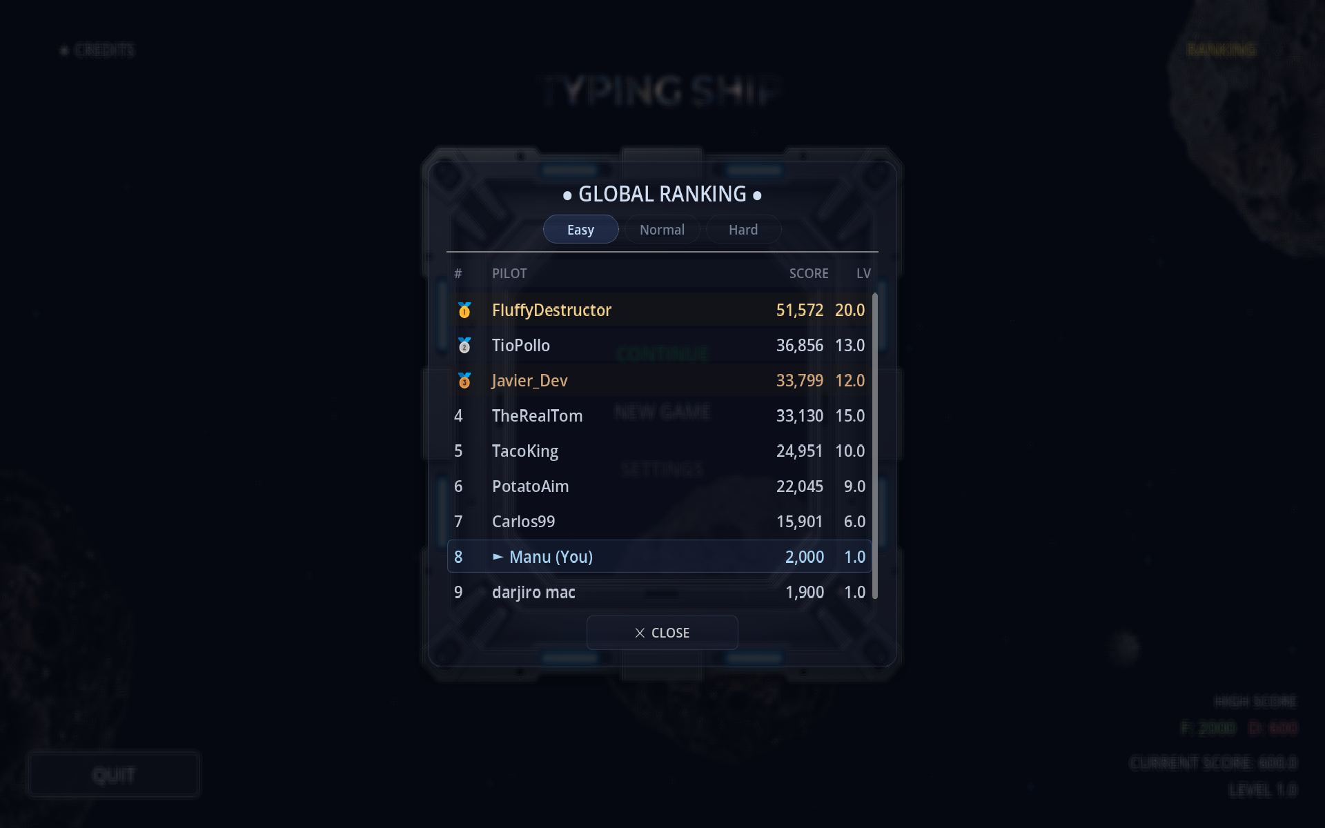 Screenshot 6 for TypingShip
