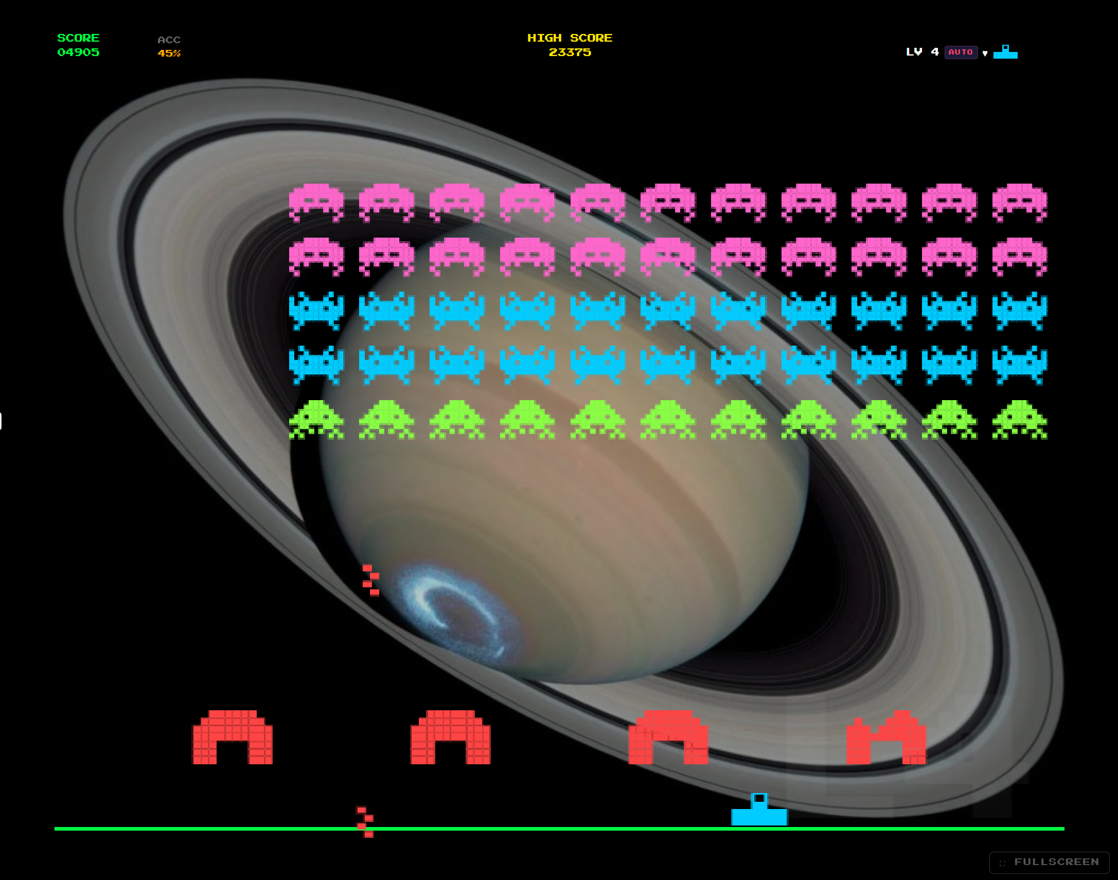 Space Invaders Reimagined by drkvibes