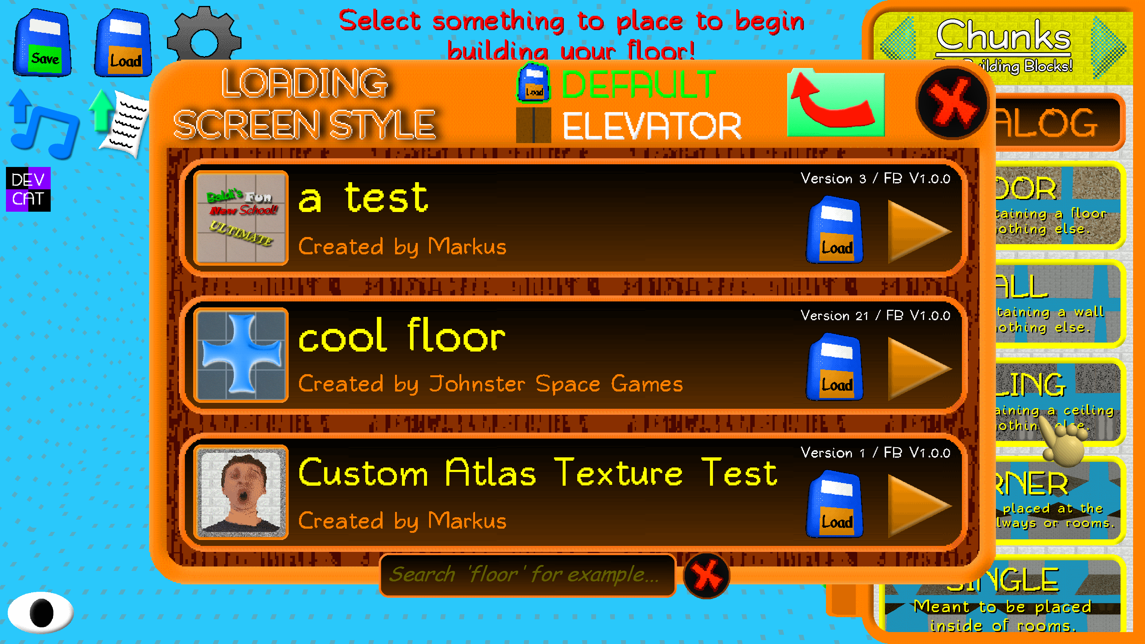 Screenshot 5 for Scrapped BFNS Ultimate Floor Builder Prototype