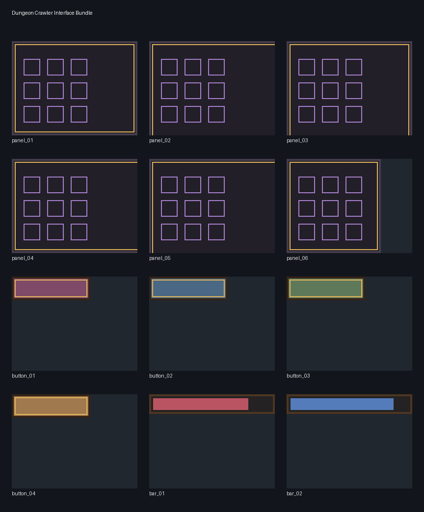 RPG Interface and Icons Mega Bundle by serhan885