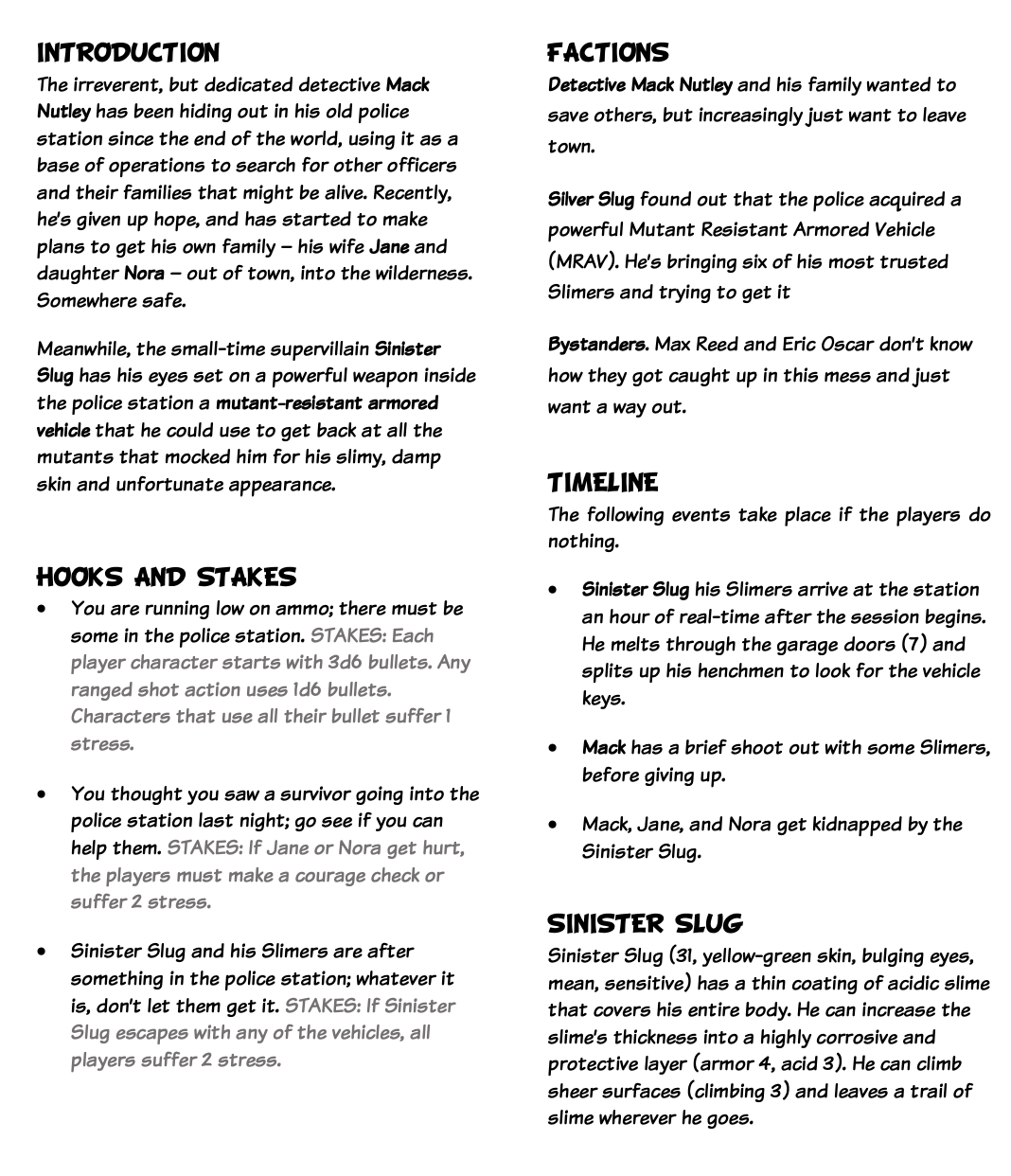 Screenshot 3 for Subterfuge at the Station: A Super Dead Adventure Module