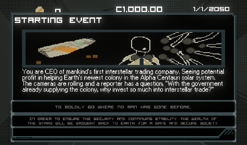 Screenshot 3 for First Interstellar Trade Company