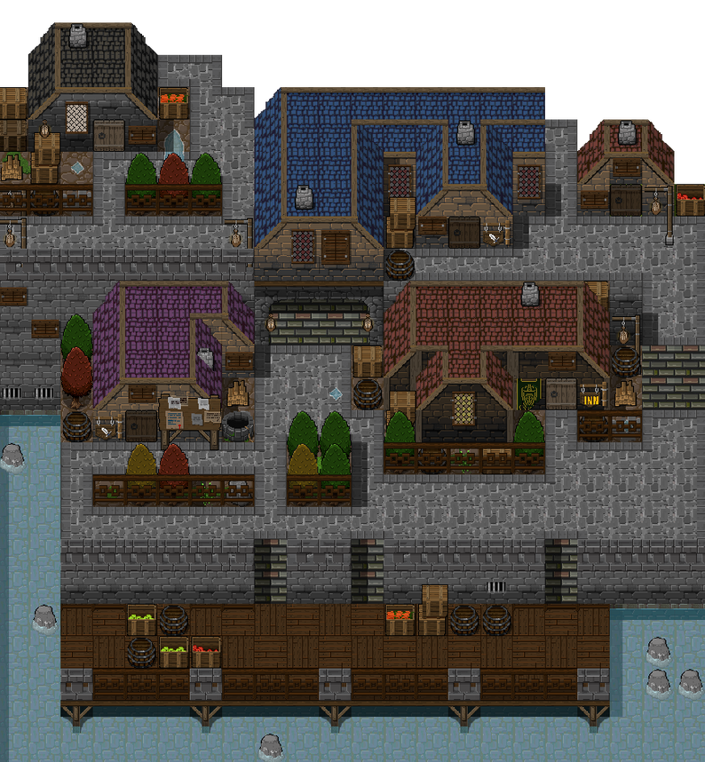 48x48 RPG Tileset Mega Pack – Complete Medieval Pixel Art Assets (RPG ...