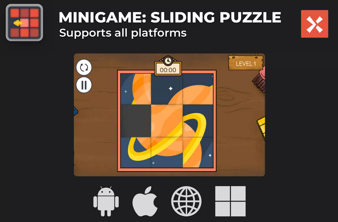 Sliding Puzzle Game Template - Unity Source Code by Premium Developer