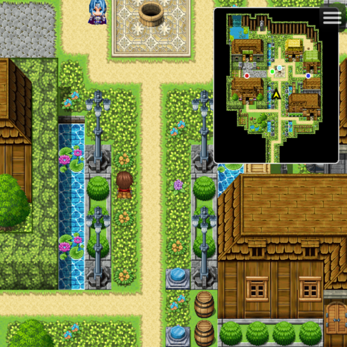 RPG Maker MZ Plugin - Map Radar - Full Map GPS Minimap by CFpandaRPG