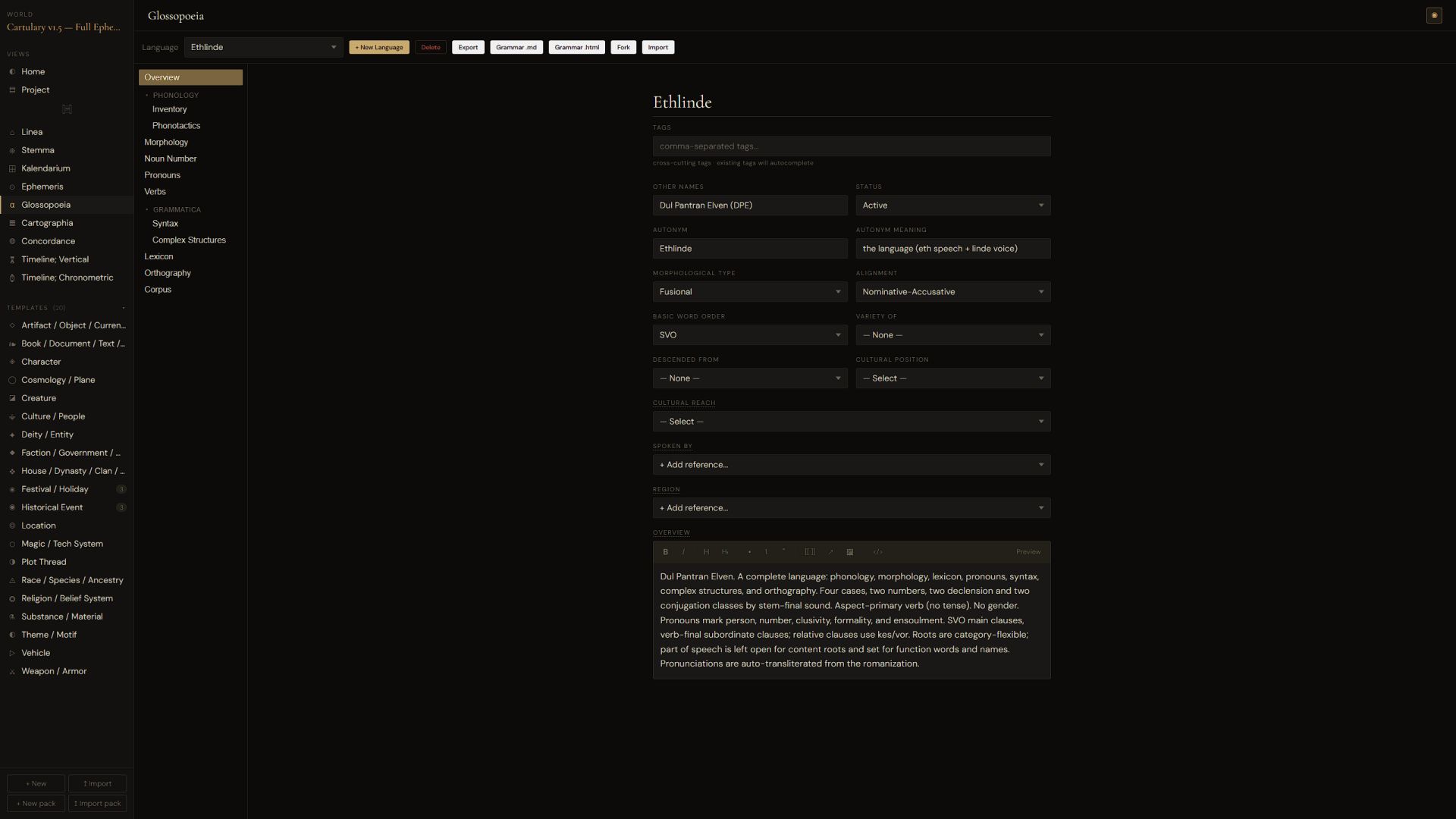 Screenshot 5 for Cartulary