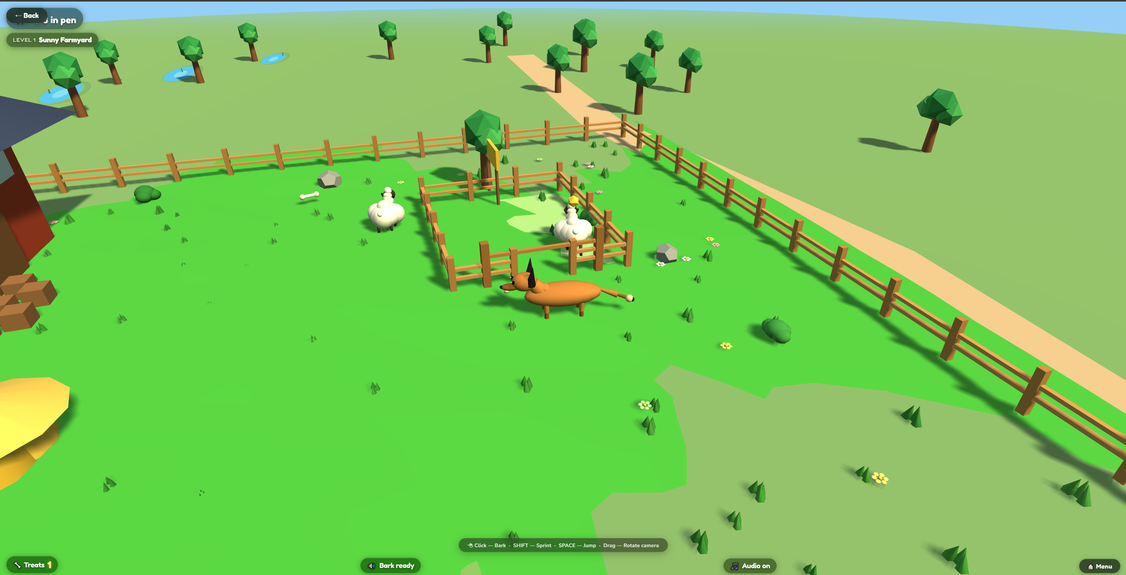 Screenshot 2 for Who Let the Sheep out? - 3D Prototype