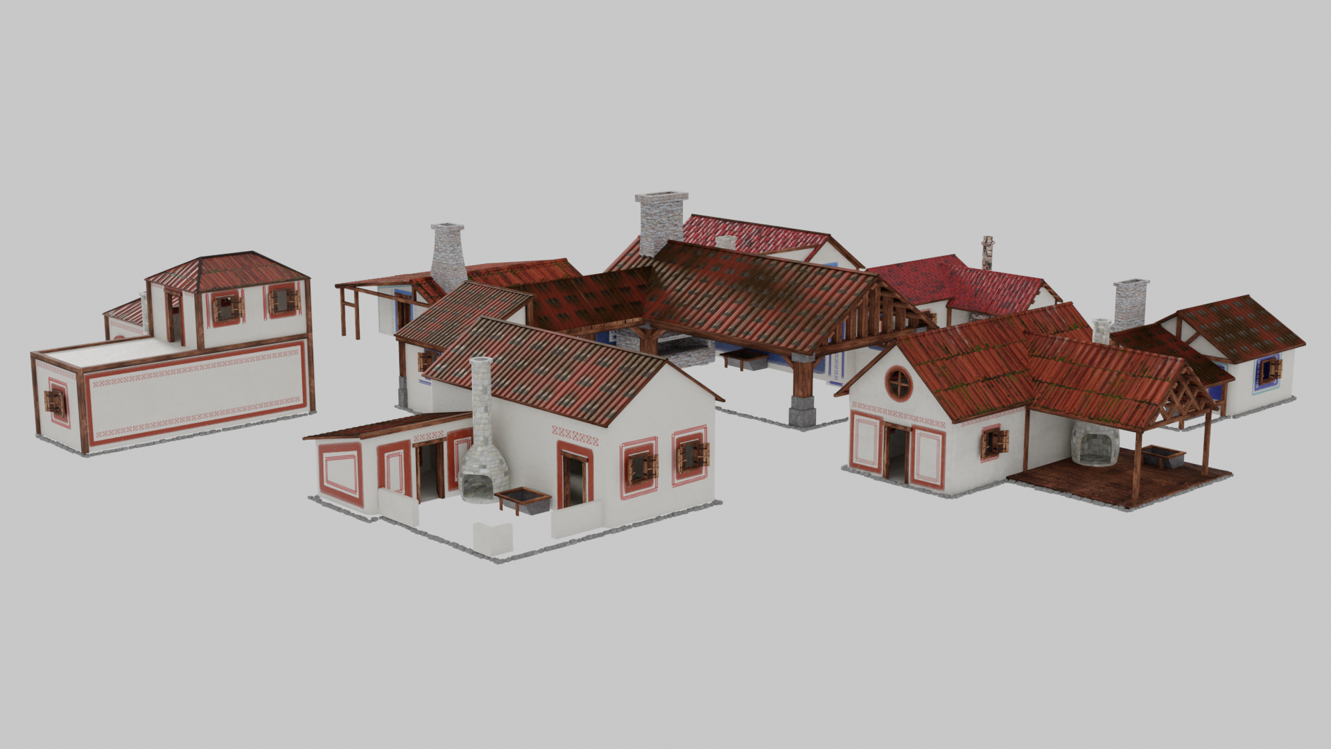 Medieval Houses PACK by Daniel