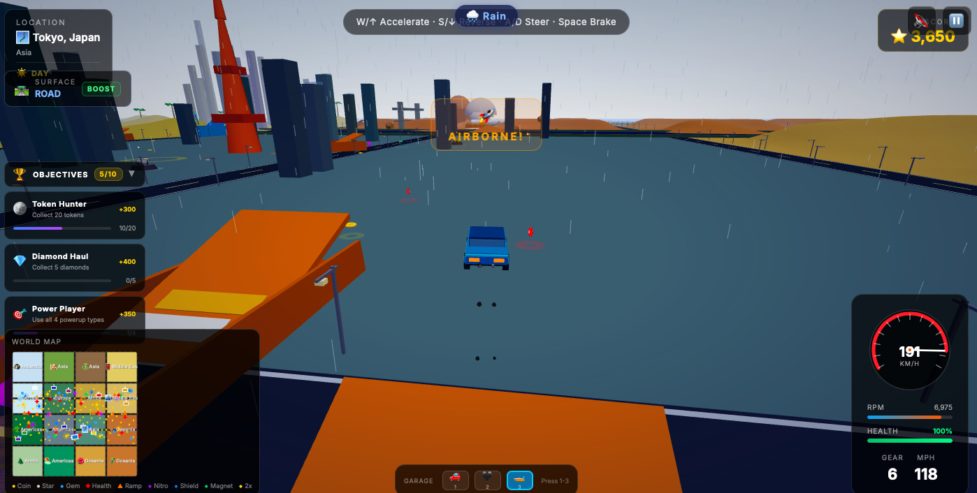 Multiplayer Open World Racer Game by king+stn