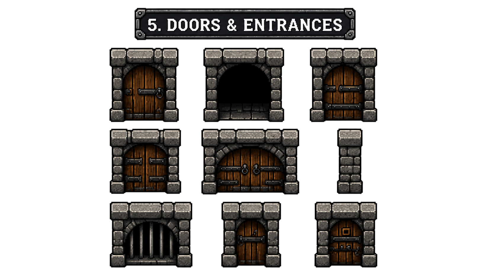Dungeon Starter Kit — Free Community Pack by SakPix
