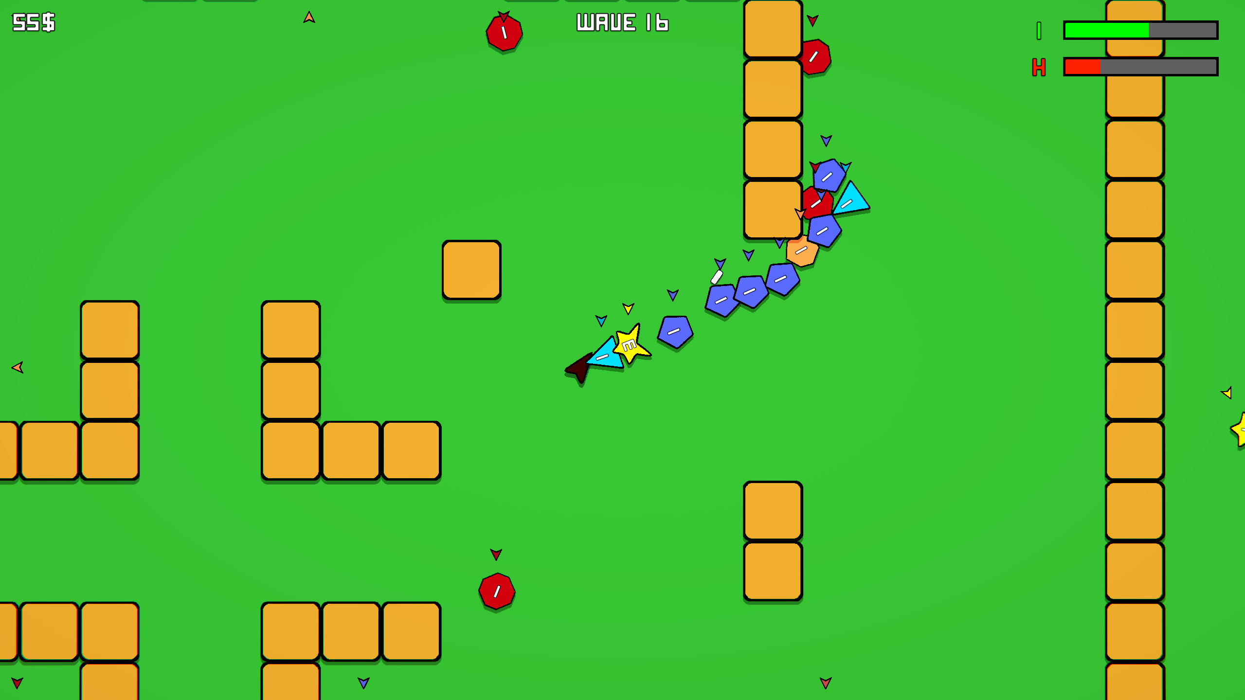 Screenshot 2 for Shapes: The Tower Defense Game