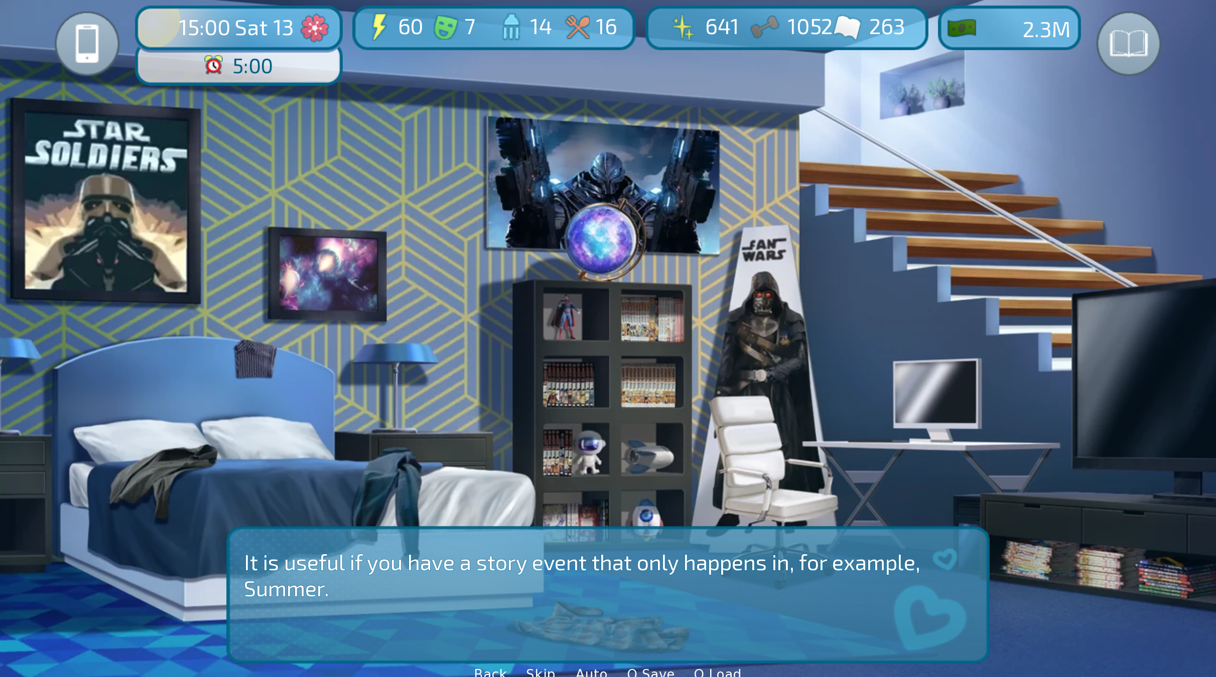 Screenshot 3 for Love & Sex: Second Base - Hibernate - advance time 2 weeks