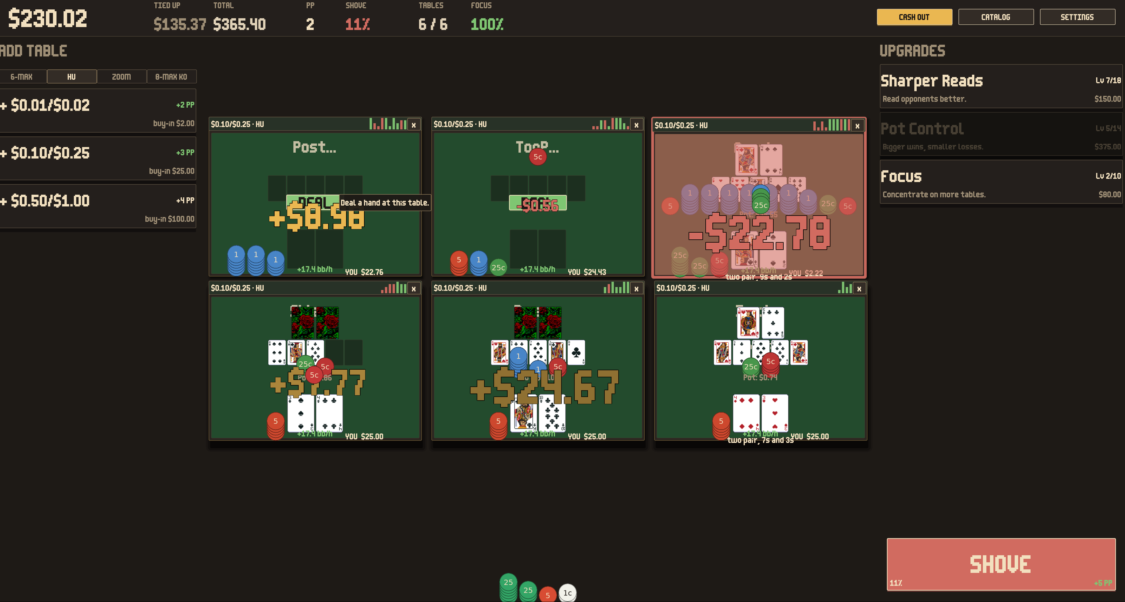 Screenshot 3 for I hardly know'er - Poker Idler Prototype