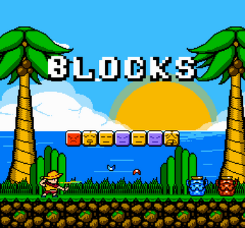 Breakable blocks, Mario 8-bit style by ShockPixels
