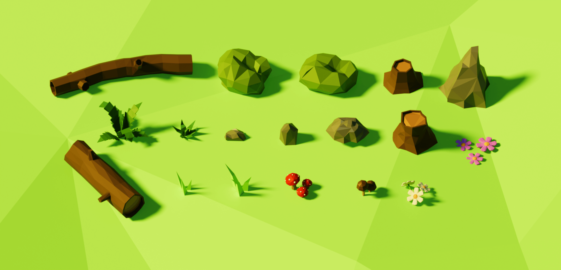 Low Poly Forest Asset Pack by dglopez