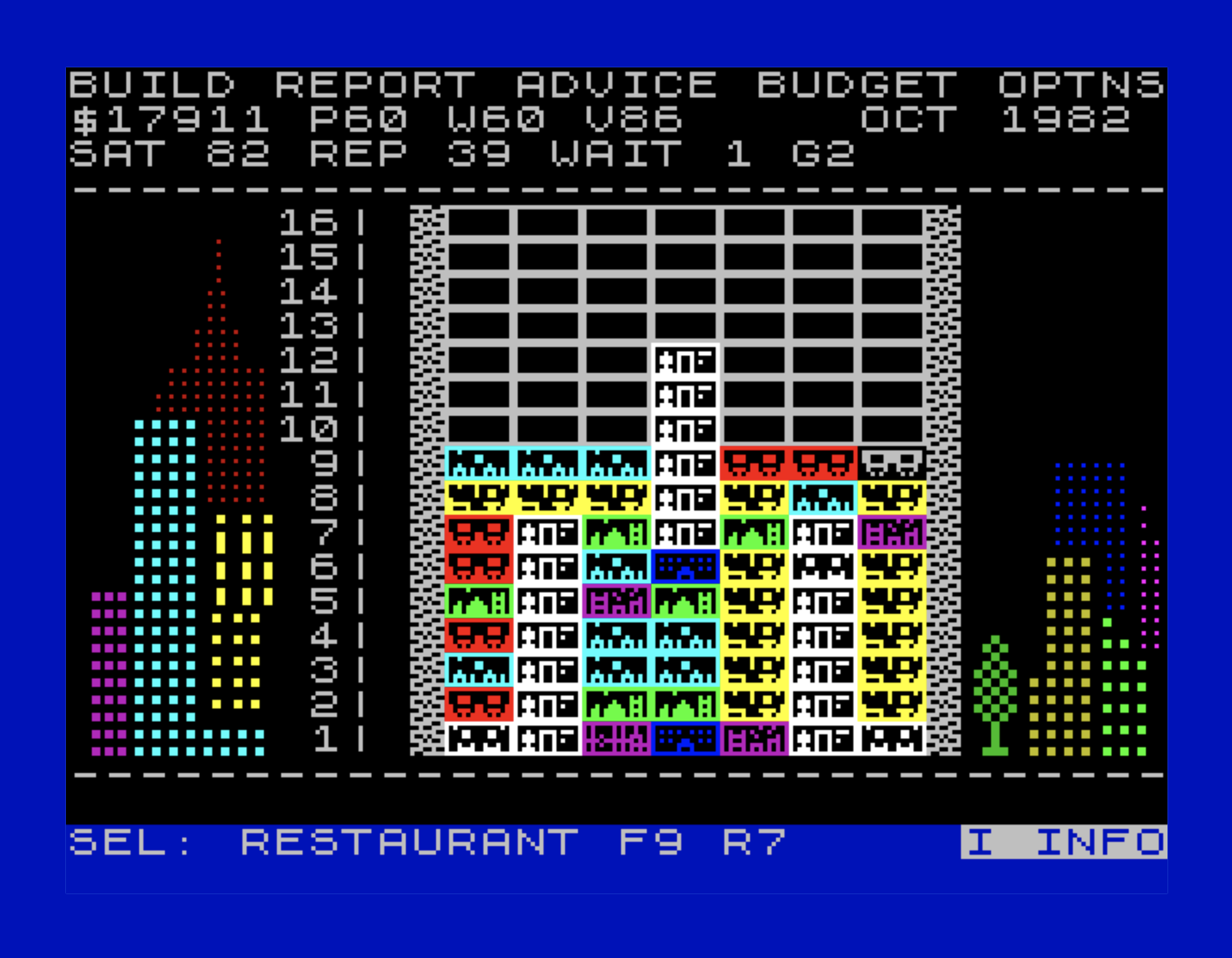 Captura de pantalla de la interfaz de gestión de Tower 48
