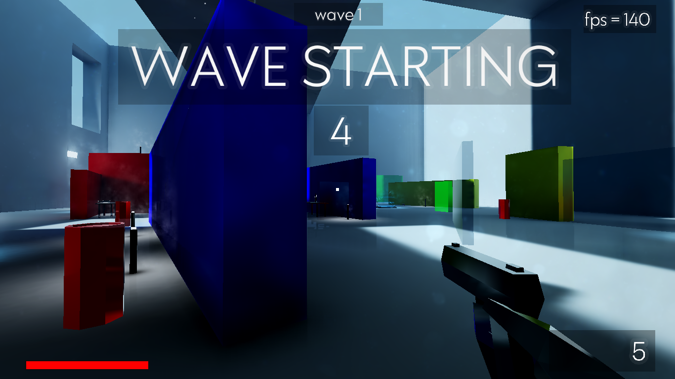 Screenshot 3 for Unnamed Superhot-inspired Arena Shooter