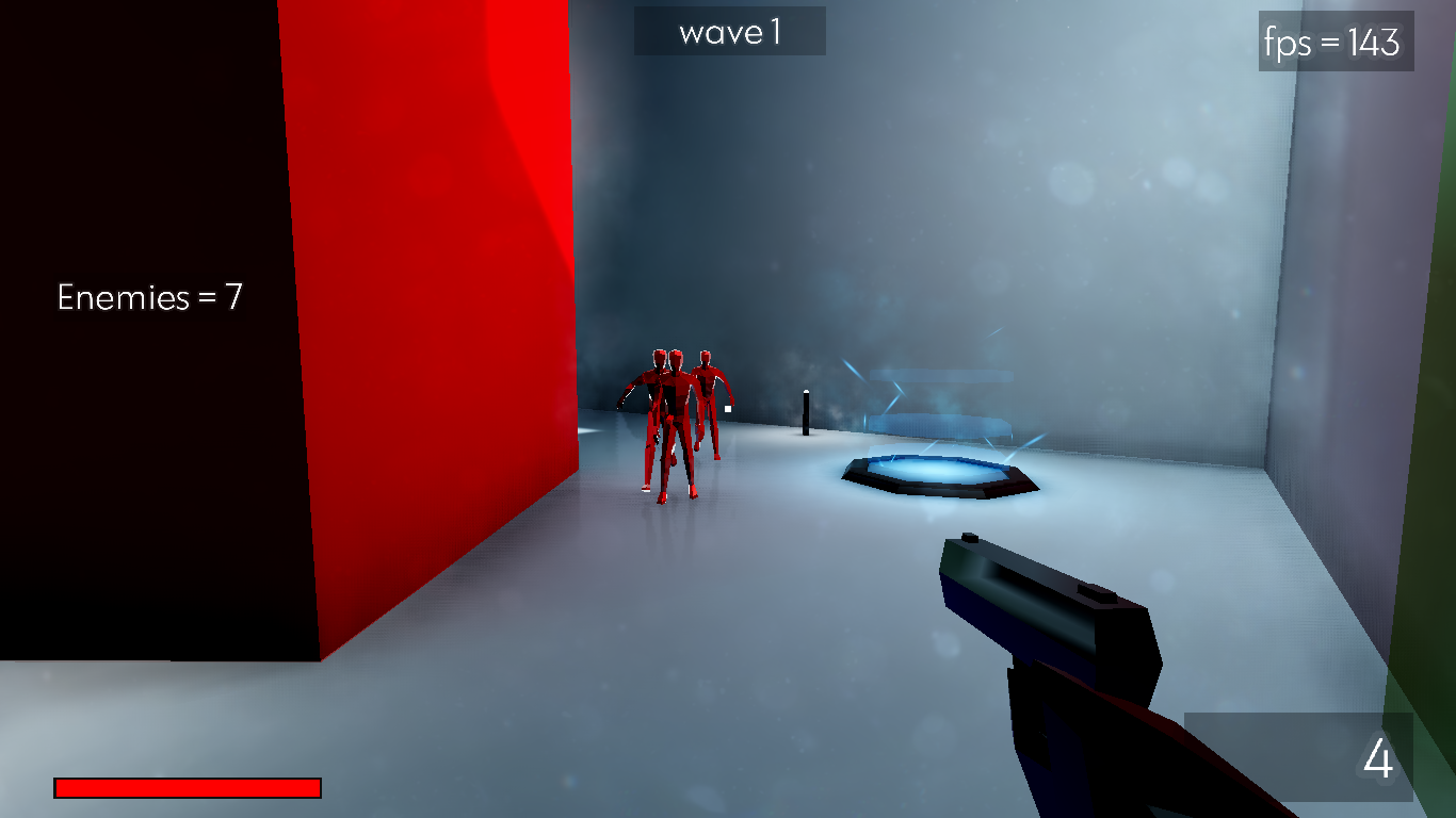 Screenshot 4 for Unnamed Superhot-inspired Arena Shooter