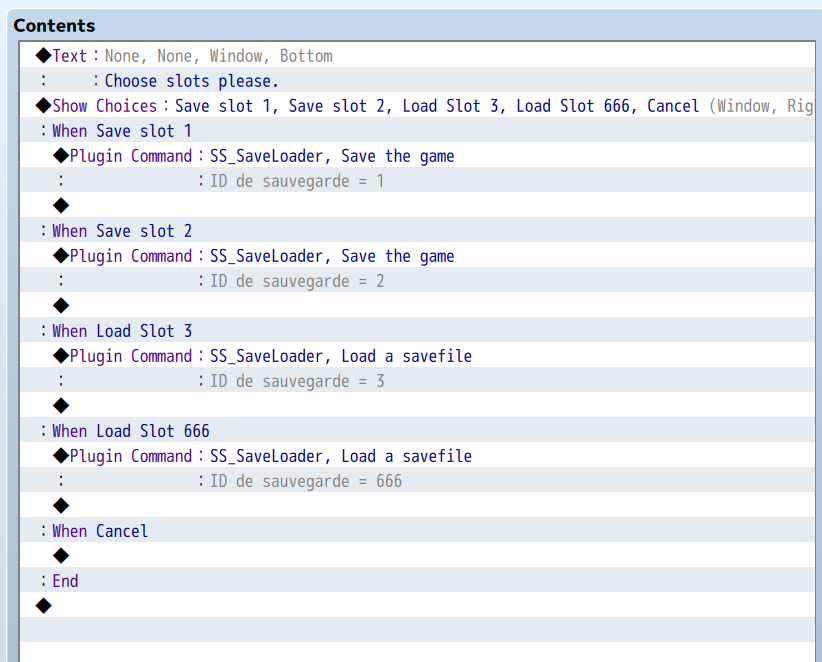 [RPG MZ] Save and Load Plugin commands by ShinSekai662