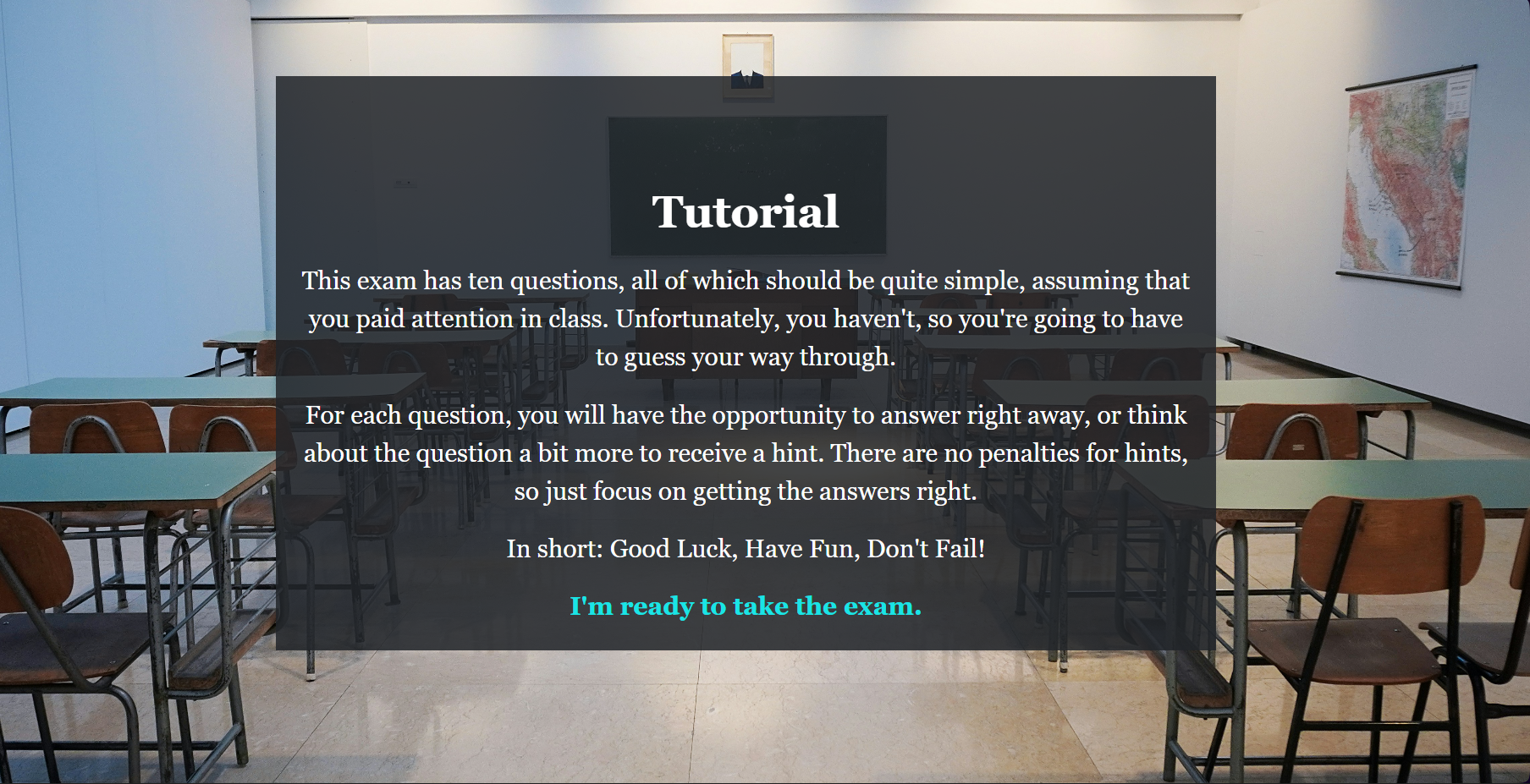 Screenshot 2 for Winging the Exam