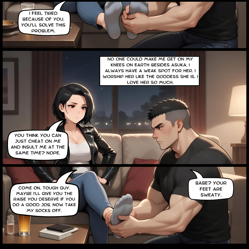 Screenshot 3 for Boss of our Relationship - Femdom Comic