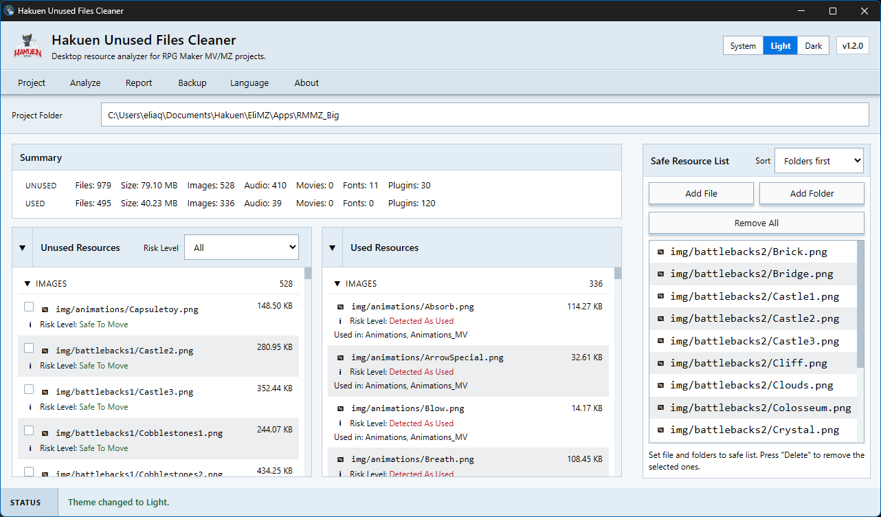 Screenshot 4 for Unused File Cleaner for RPG Maker MV/MZ