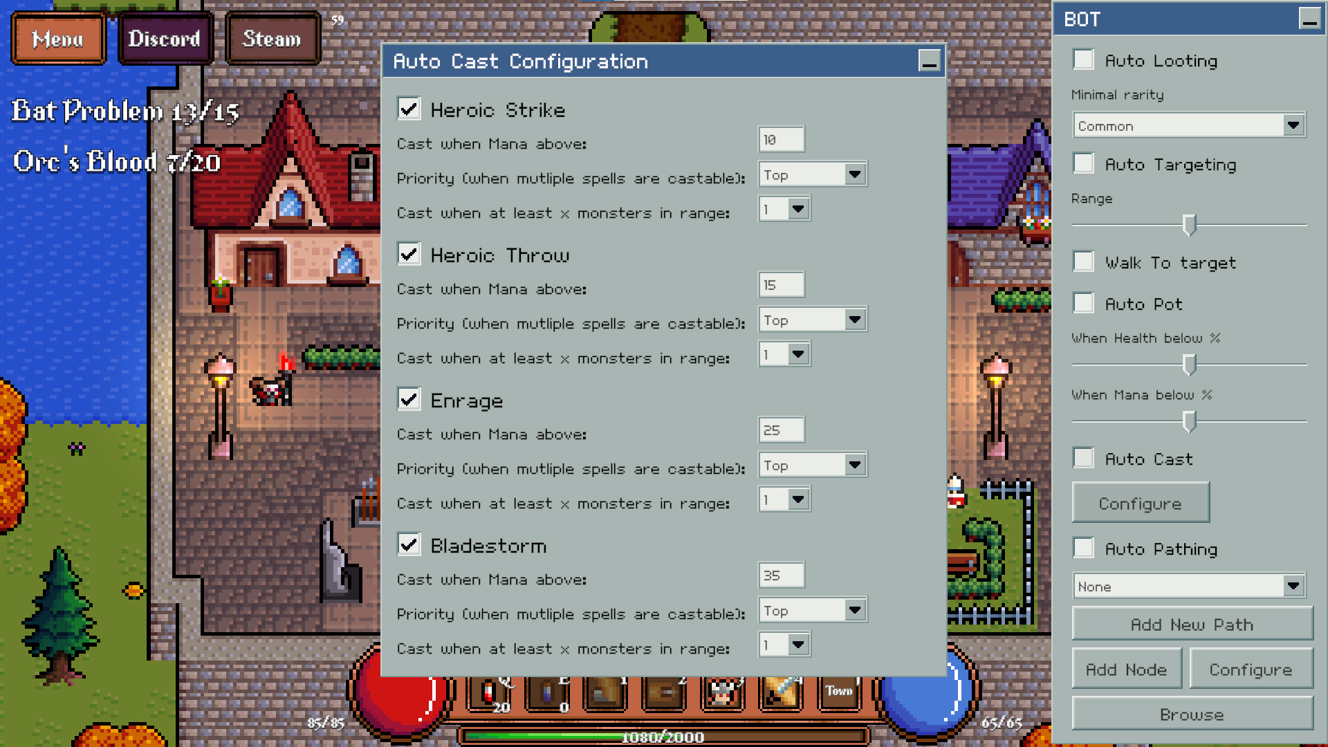 Screenshot 5 for Game About Botting in an MMORPG