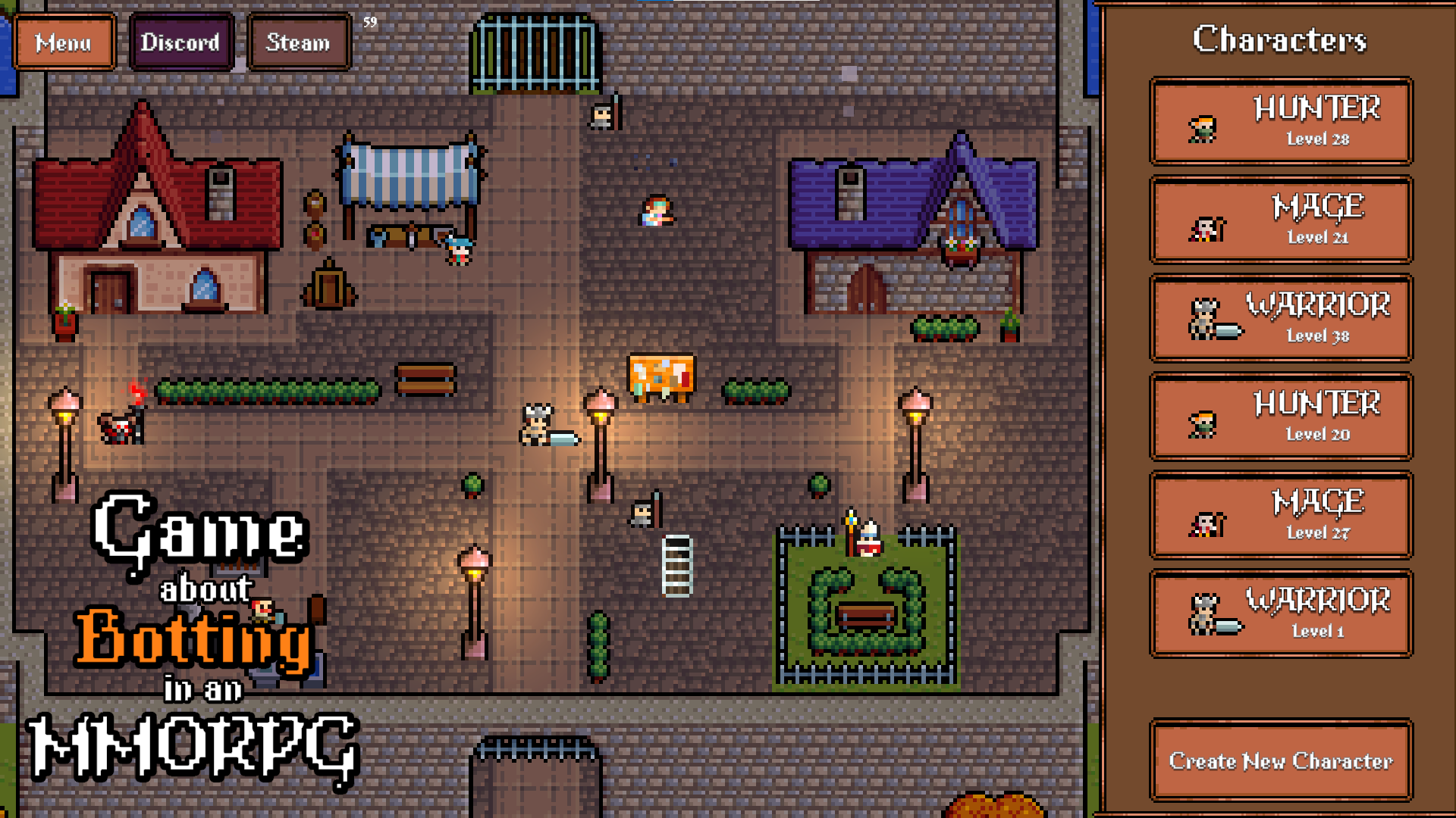Screenshot 2 for Game About Botting in an MMORPG