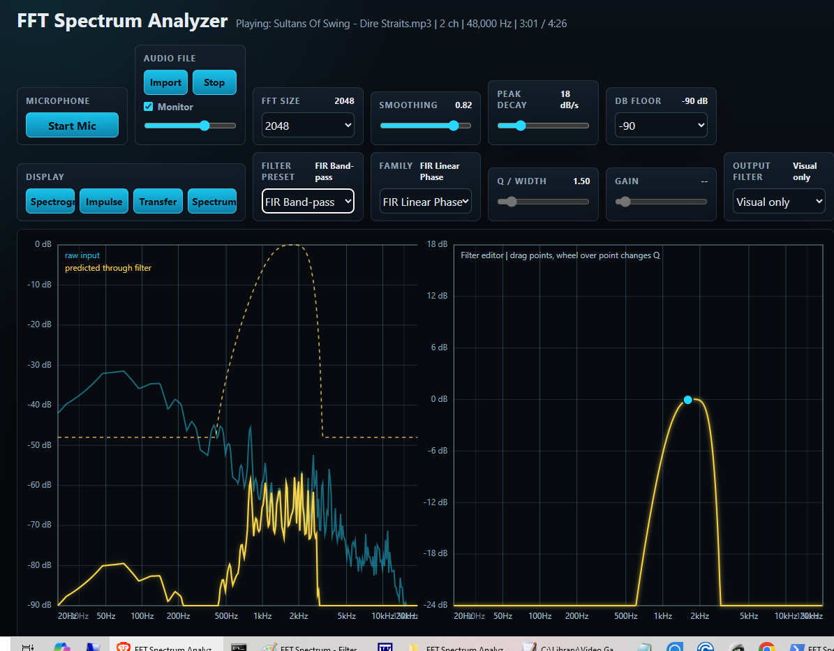 FFT Spectrum Analyzer by QuantumGames707