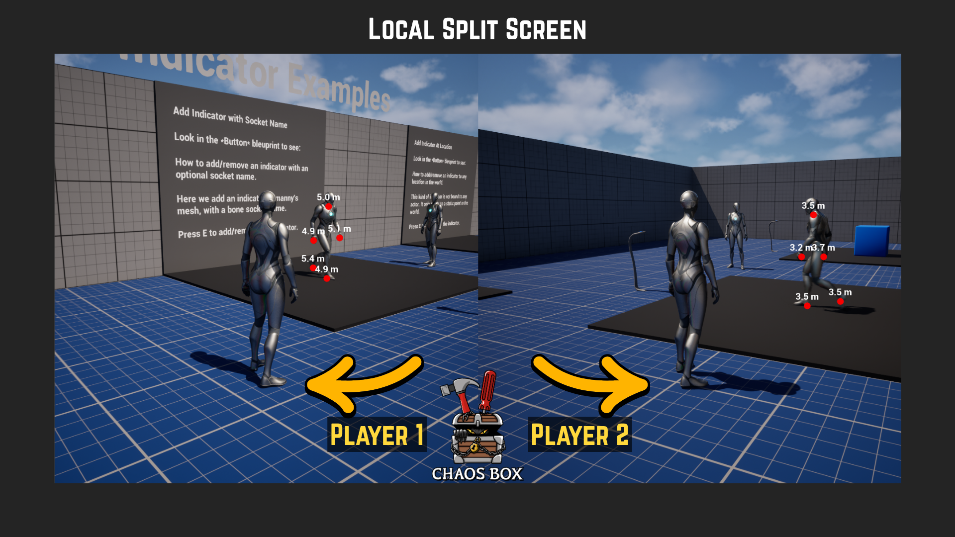 World Indicator System Demo by BenskiGameWorks
