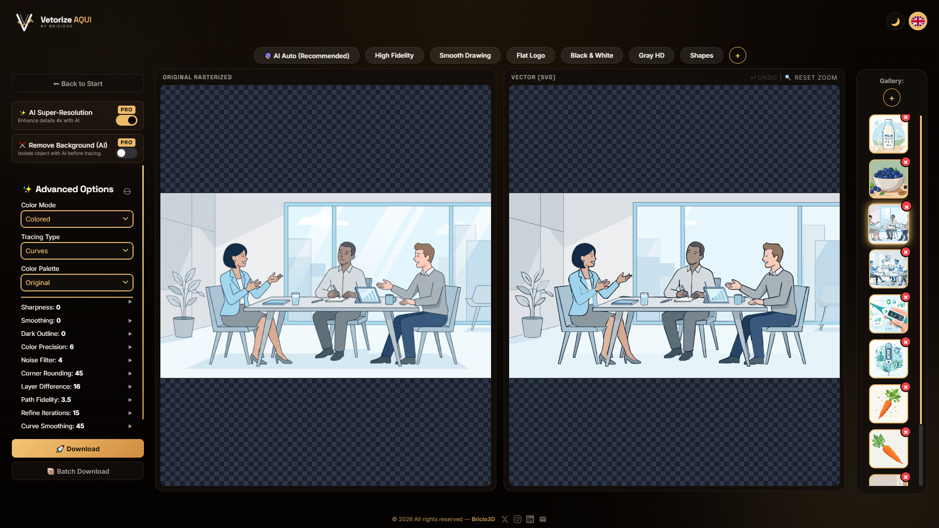 Screenshot 3 for Vetorize Aqui
