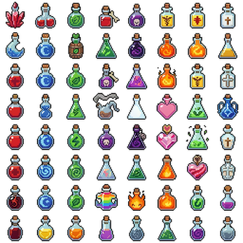 1,000+ RPG Icons Pixel Art Pack by Seveneves.ai
