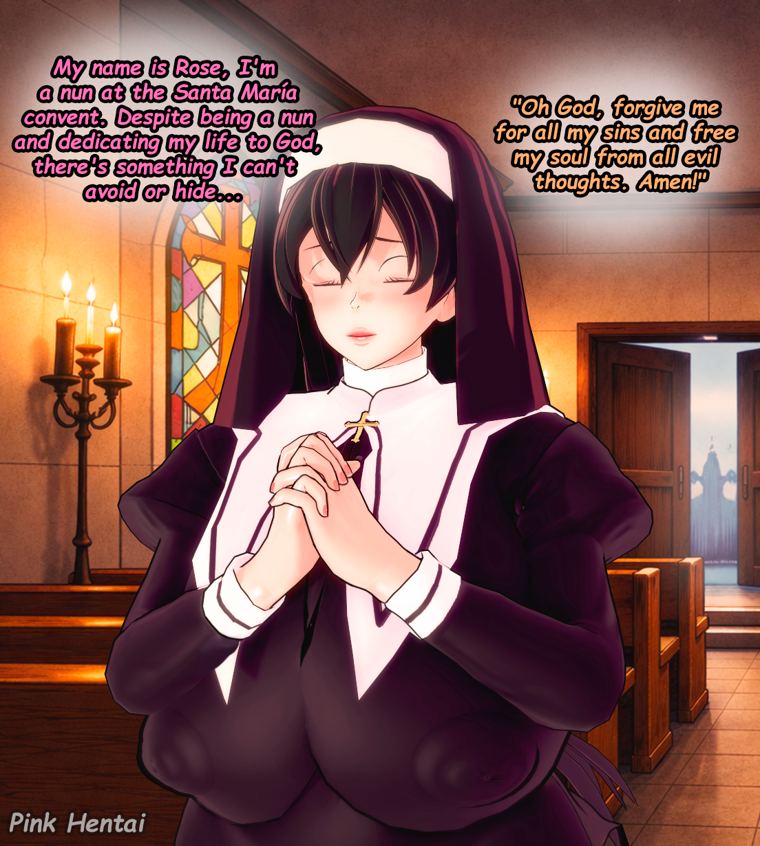 Screenshot 5 for Sins of a Futanari Nun (English Version)