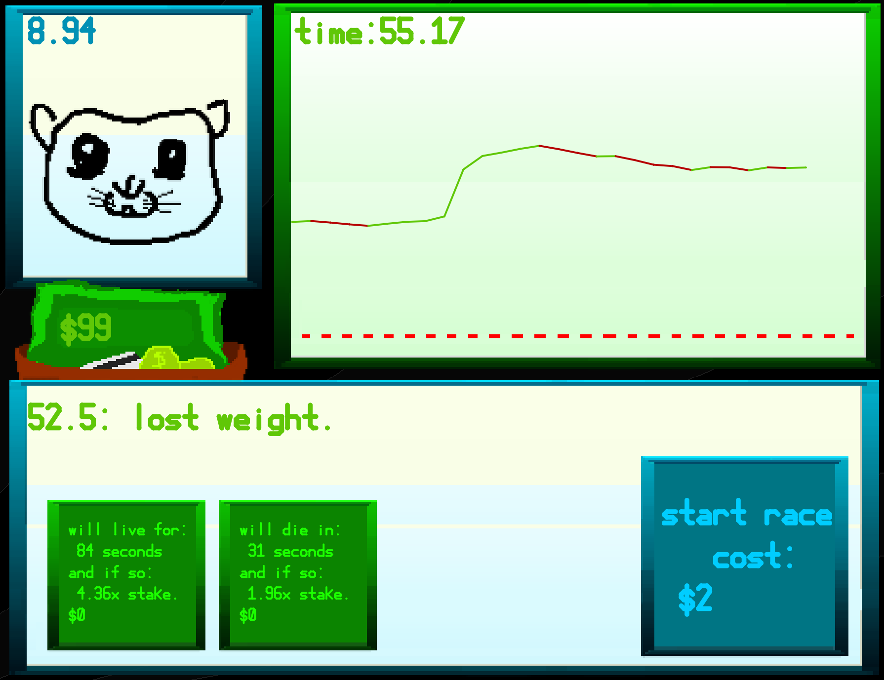 Screenshot 3 for ABANDONED HAMSTER GAMBLING SIMULATOR